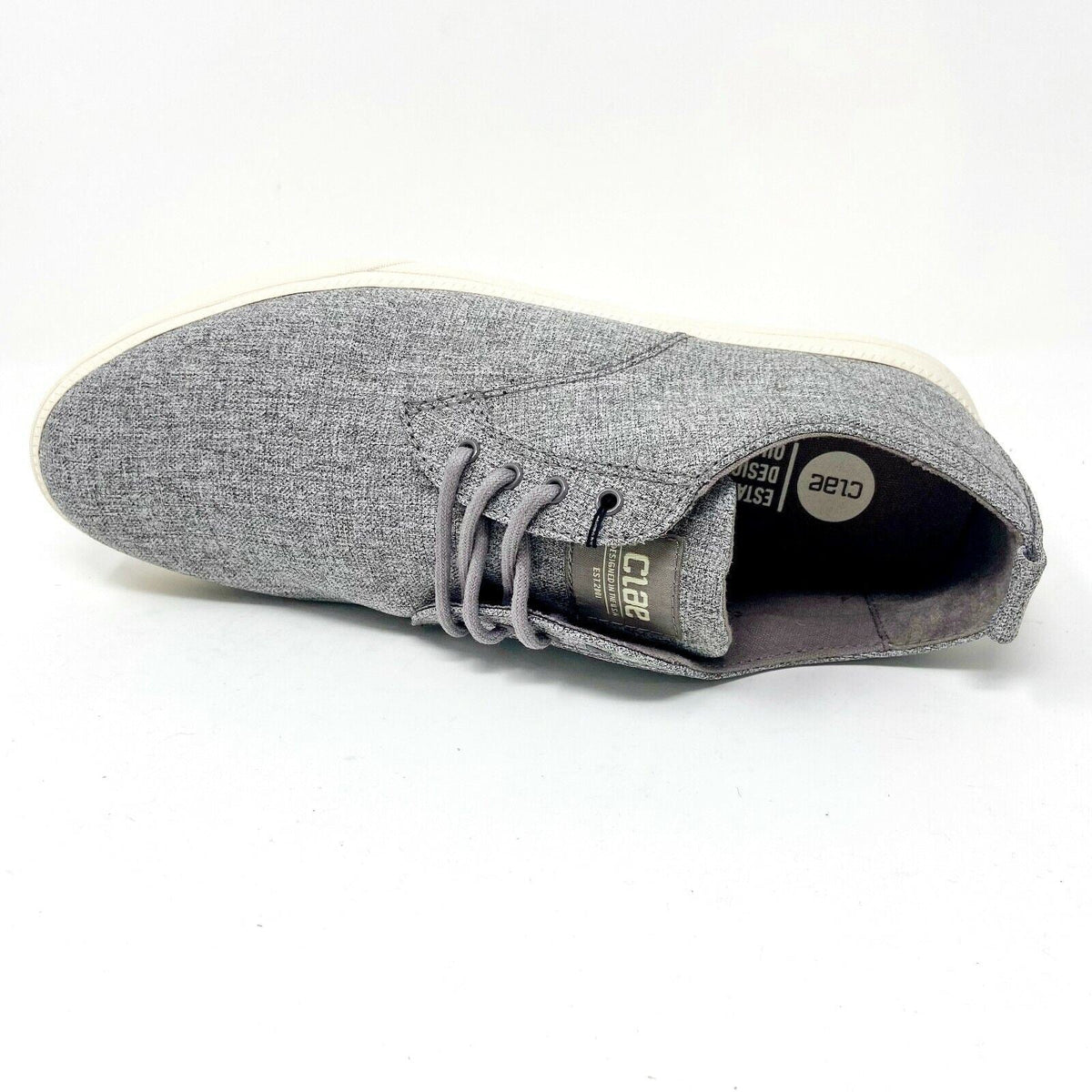 Clae Ellington Textile Redwood Chambray Mens Premium Casual Sneakers