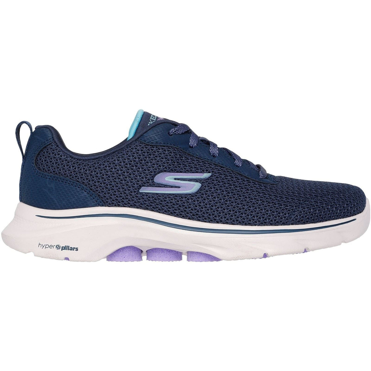 Women's Wide Fit Skechers 125263 Go Walk 7 Kaylor Trainers