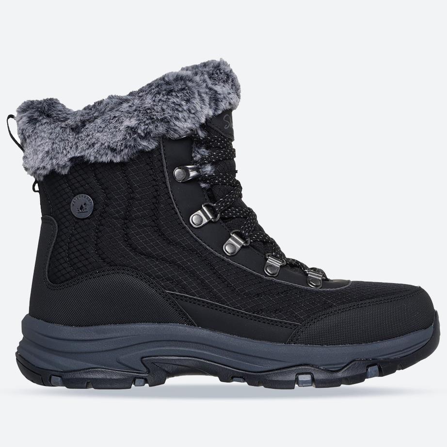 Women's Relaxed Fit Skechers 167893 Trego Stormie Waterproof Boots
