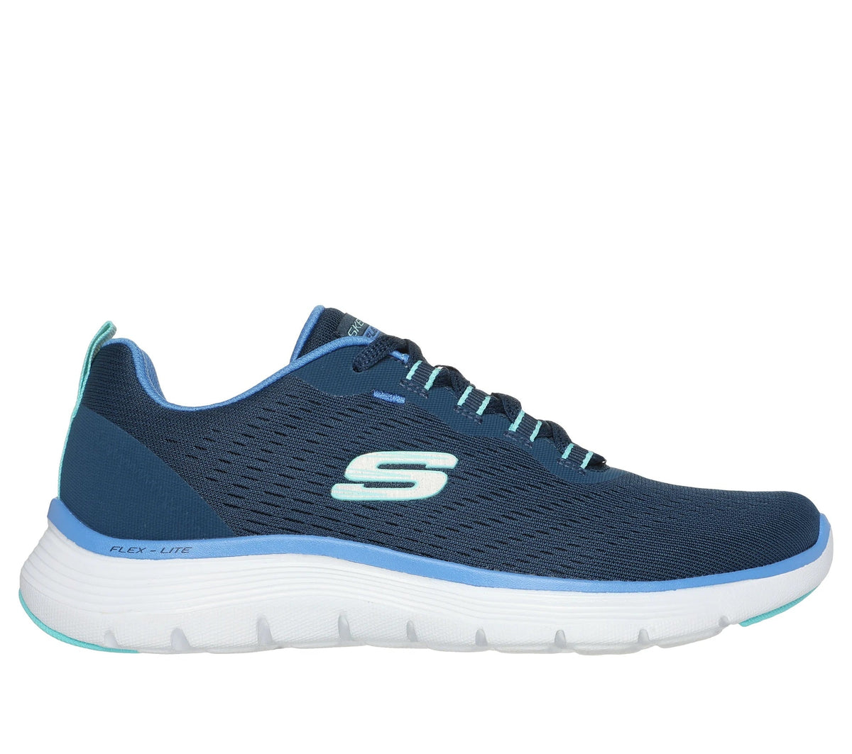 Women's Wide Fit Skechers 150201W Flex Appeal 5.0 New Path Trainers