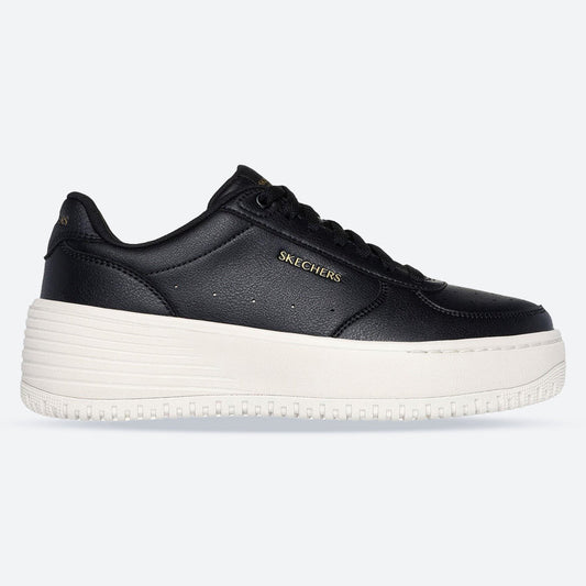 Women's Wide Fit Skechers 185110 Court Classics Grand 92 Be Lifted Trainers