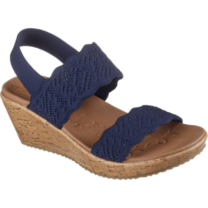 Women's Wide Fit Skechers 119591 Everlee Timeless Touch Sandals