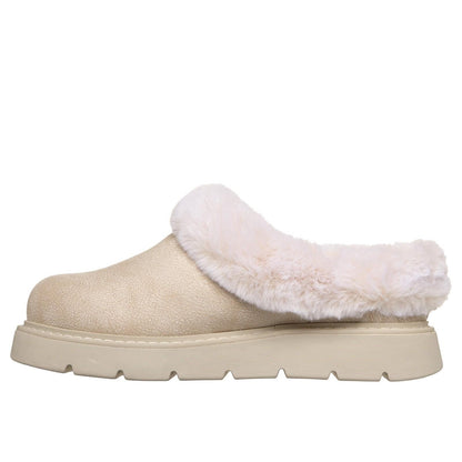 Women's Wide Fit Skechers Keepsakes 114762 Lite Cozy Blend Slippers