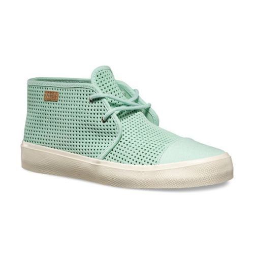 VANS Rhea SF (Square Perf) Gossamer Green Womens Size 9.5 Skate Sneakers