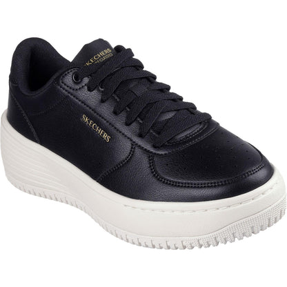 Women's Wide Fit Skechers 185110 Court Classics Grand 92 Be Lifted Trainers