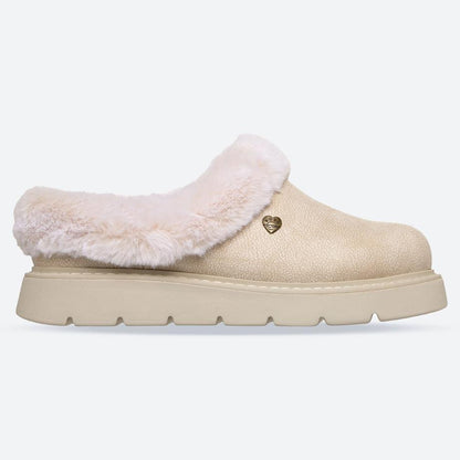 Women's Wide Fit Skechers Keepsakes 114762 Lite Cozy Blend Slippers