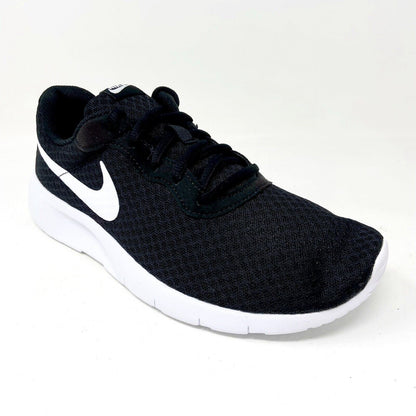 Nike Tanjun Black White GS Grade School Kids Running Shoes 818381 011