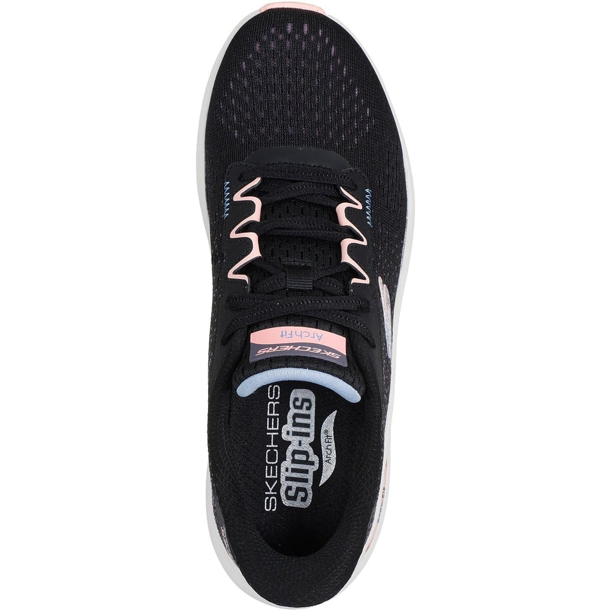 Women's Wide Fit Skechers 150333 Slip-ins Arch Fit 2.0 Fresh Space Trainers