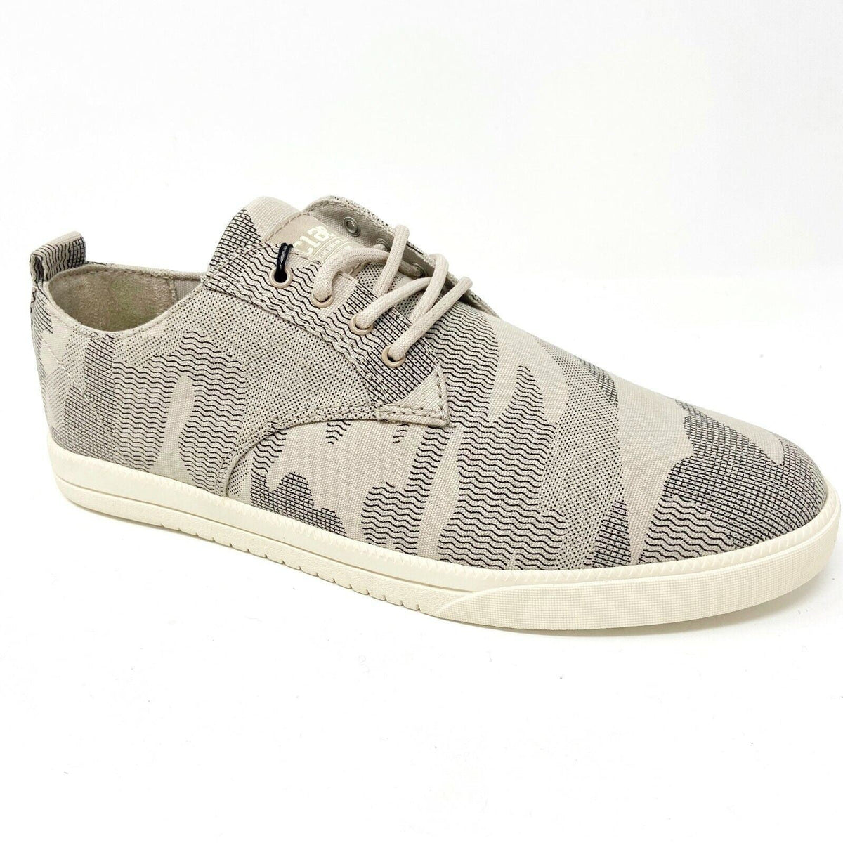 Clae Ellington Textile Tan Camo Mens Size 7 Premium Casual Sneakers