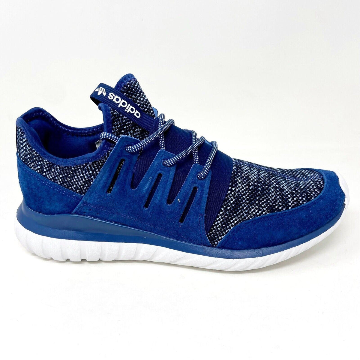 Adidas Originals Tubular Radial Blue Black Mens Casual Sneakers BB2396