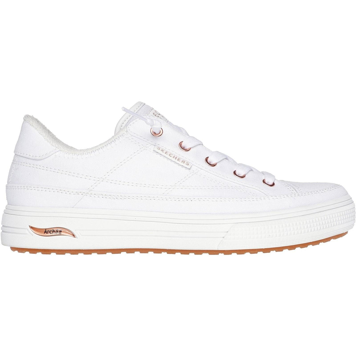 Women's Wide Fit Skechers 177190W Arch Fit Arcade Meet Ya There Shoes