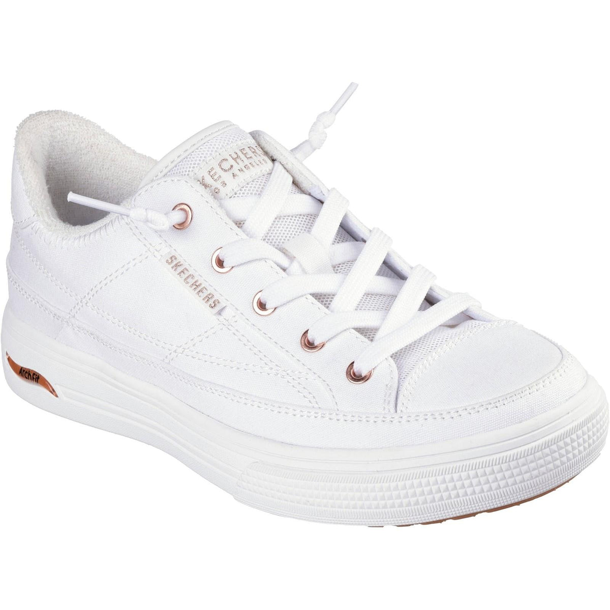 Women's Wide Fit Skechers 177190W Arch Fit Arcade Meet Ya There Shoes