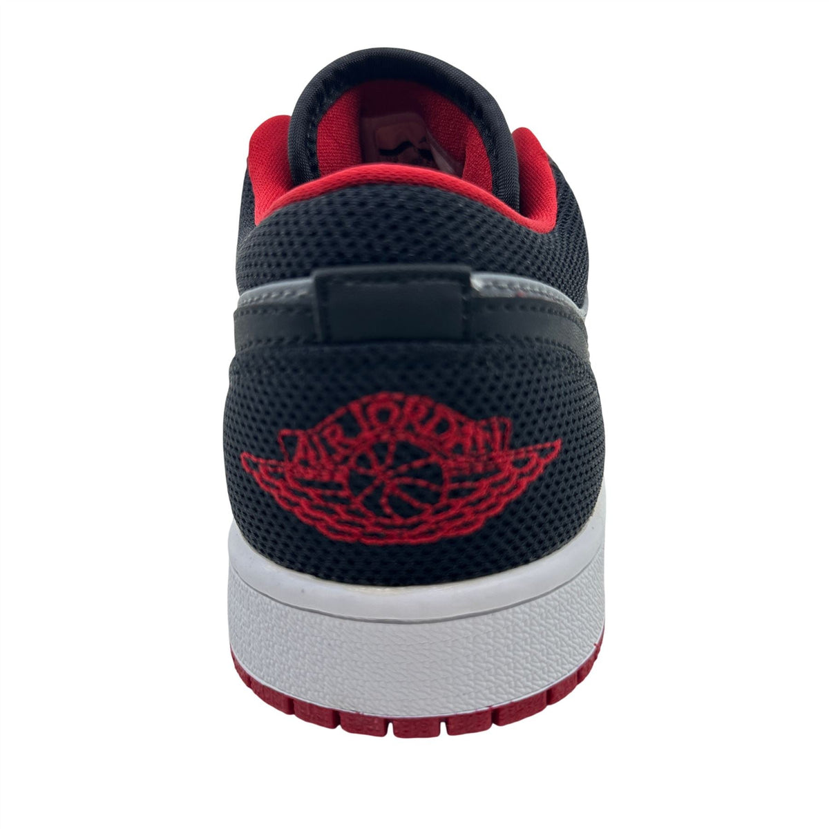 Jordan 1 Low Black Gym Red Cool Grey Mens Athletic Sneaker