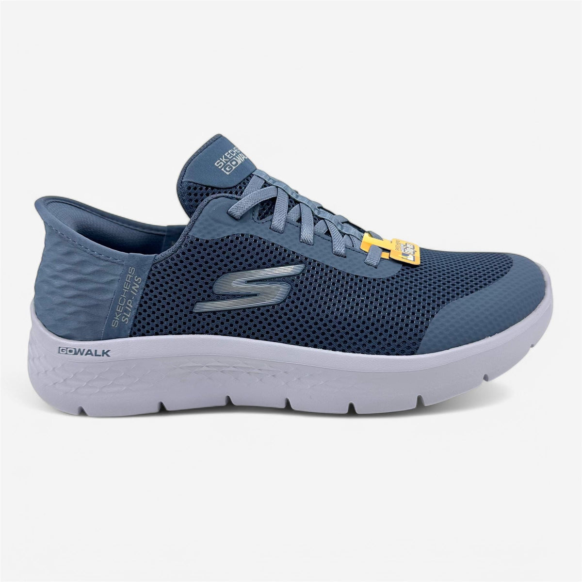 Skechers Go Walk Flex Grand Entry Blue Womens Wide Athletic Sneaker
