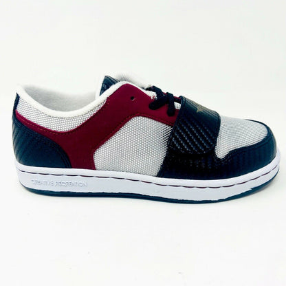 Creative Recreation Cesario Lo Silver Black Burgundy Youth Kids Sneakers