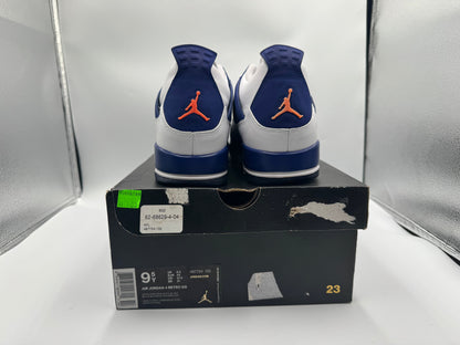 PRE OWNED Air Jordan Retro 4 Deep Royal Blue (GS) Conditional