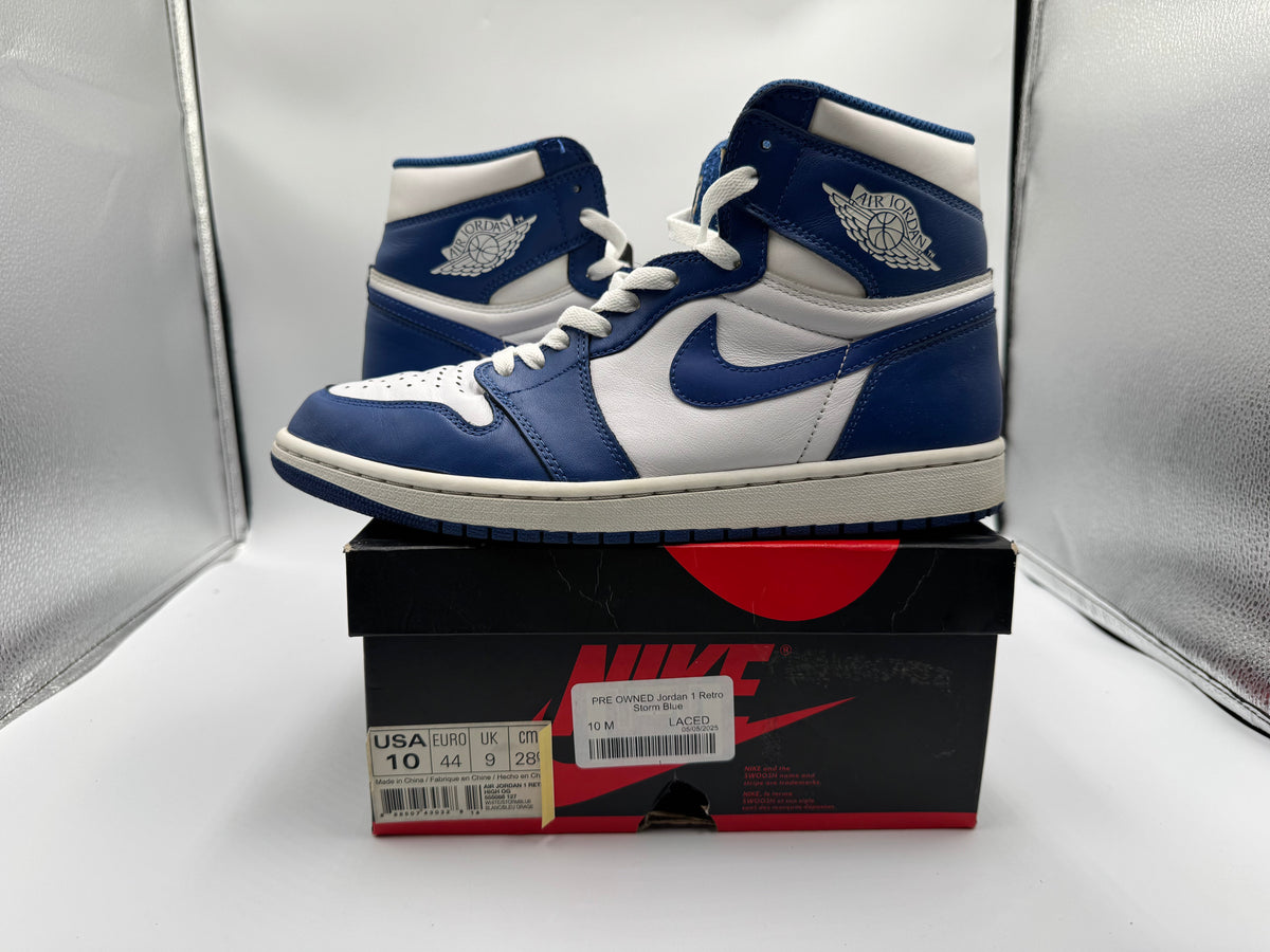 PRE OWNED Jordan 1 Retro Storm Blue