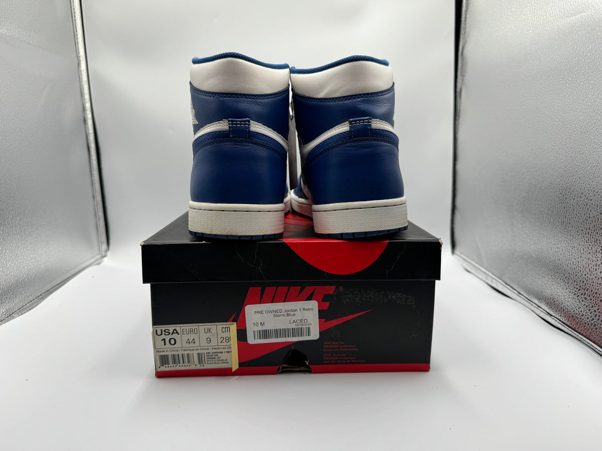 PRE OWNED Jordan 1 Retro Storm Blue
