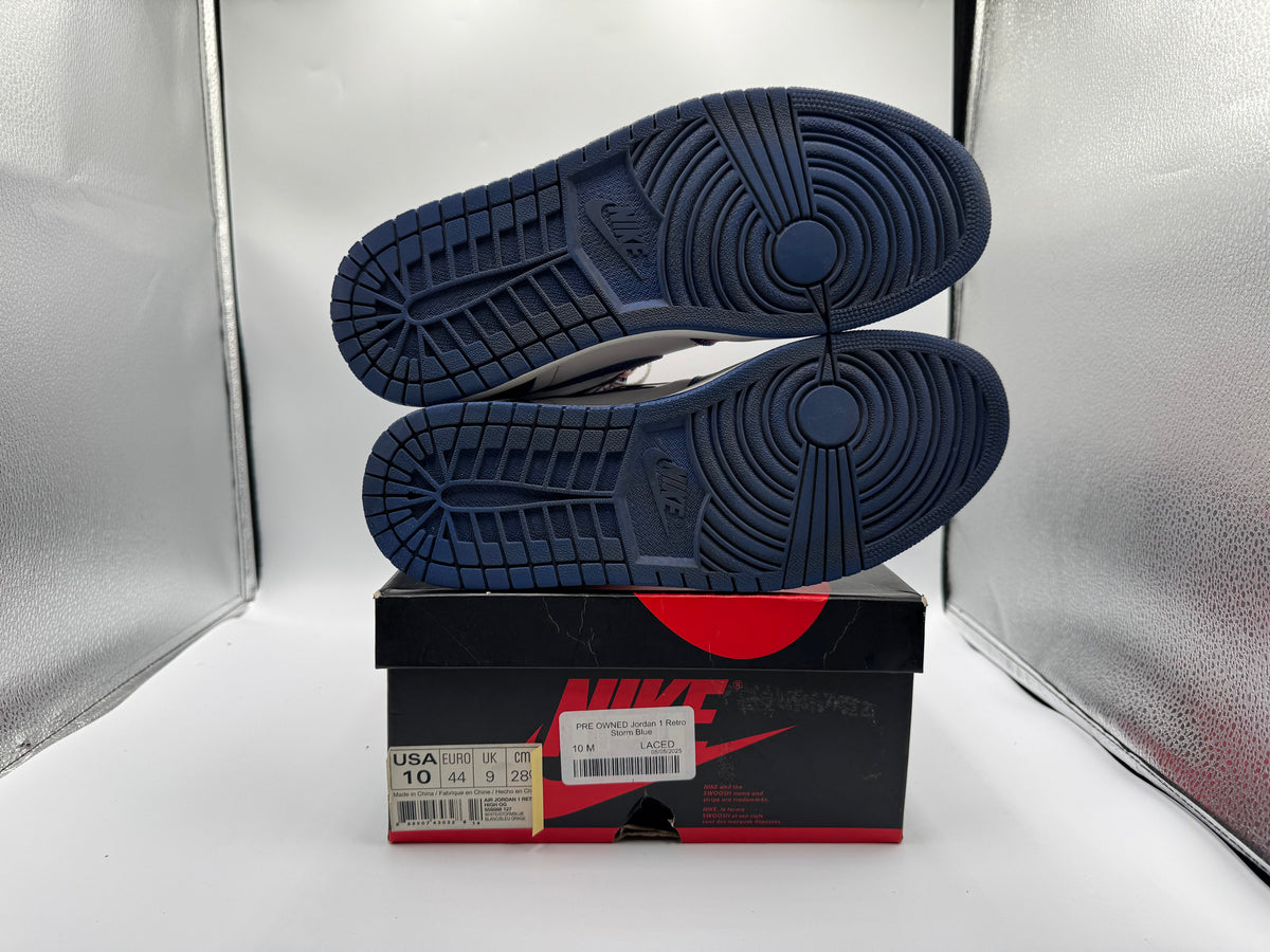 PRE OWNED Jordan 1 Retro Storm Blue