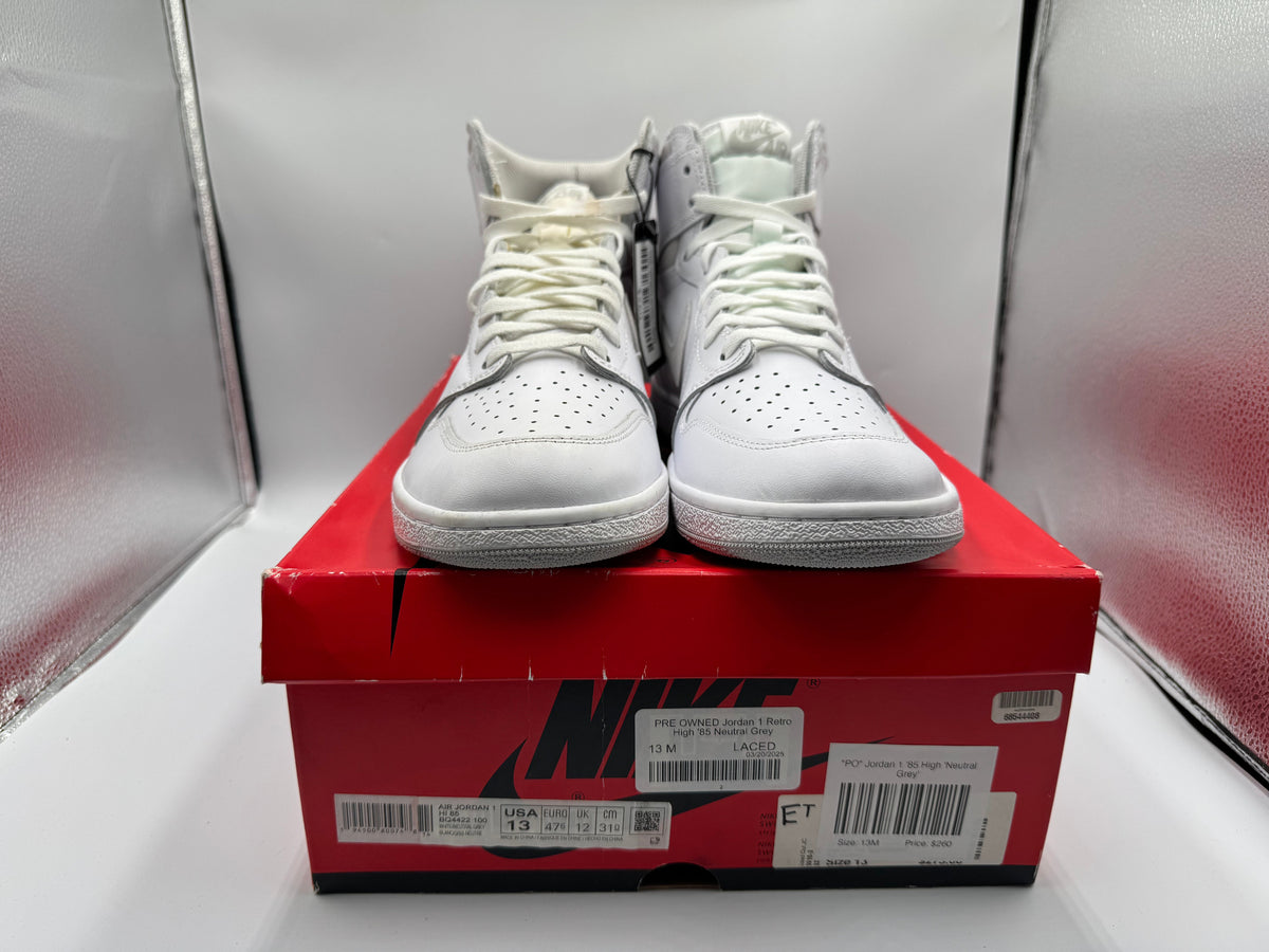 PRE OWNED Jordan 1 Retro High '85 Neutral Grey
