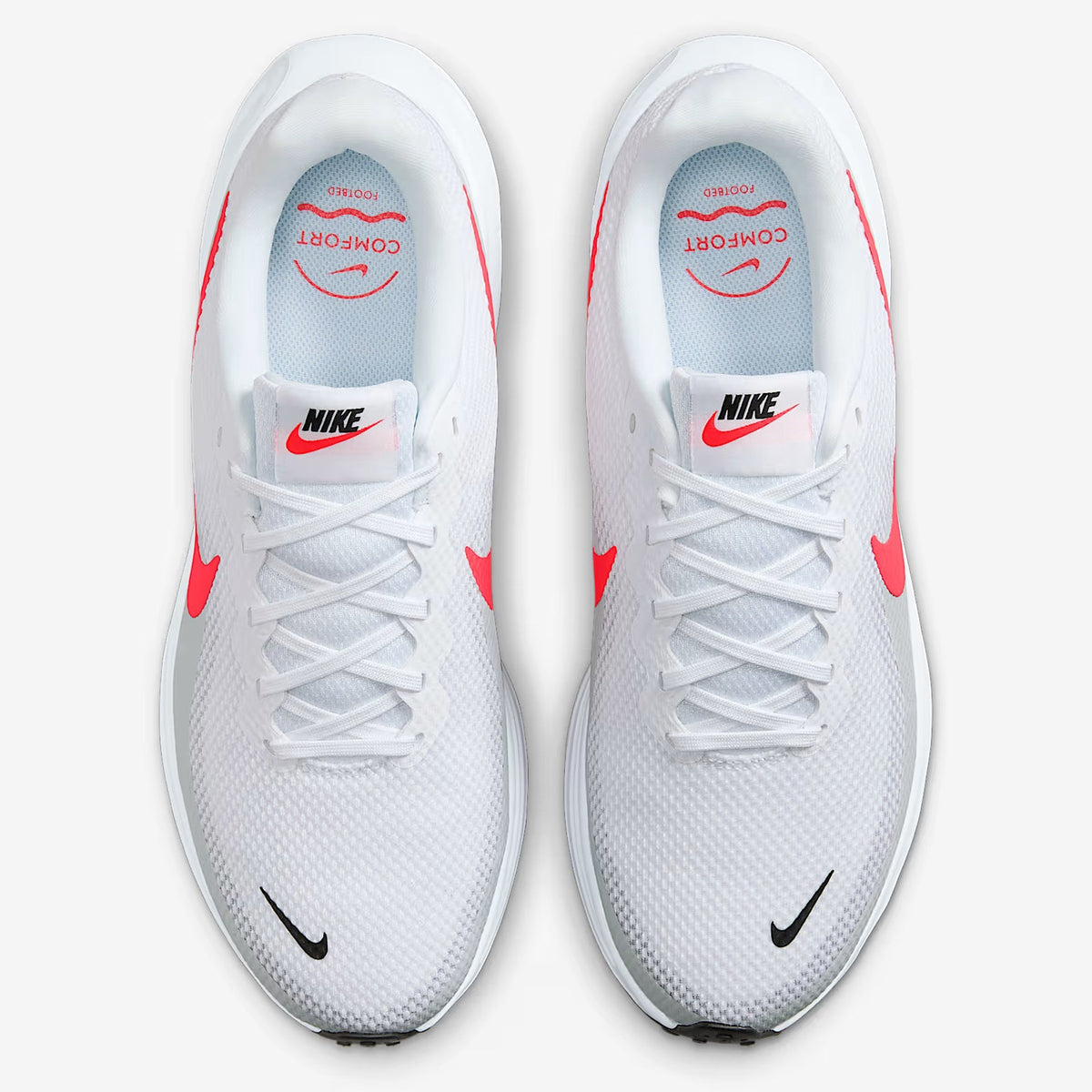 Women's Wide Fit Nike HQ1996-100 Revolution 8 Running Trainers