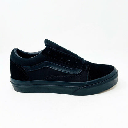Vans Old Skool Triple Black Classic Kids Casual Sneakers