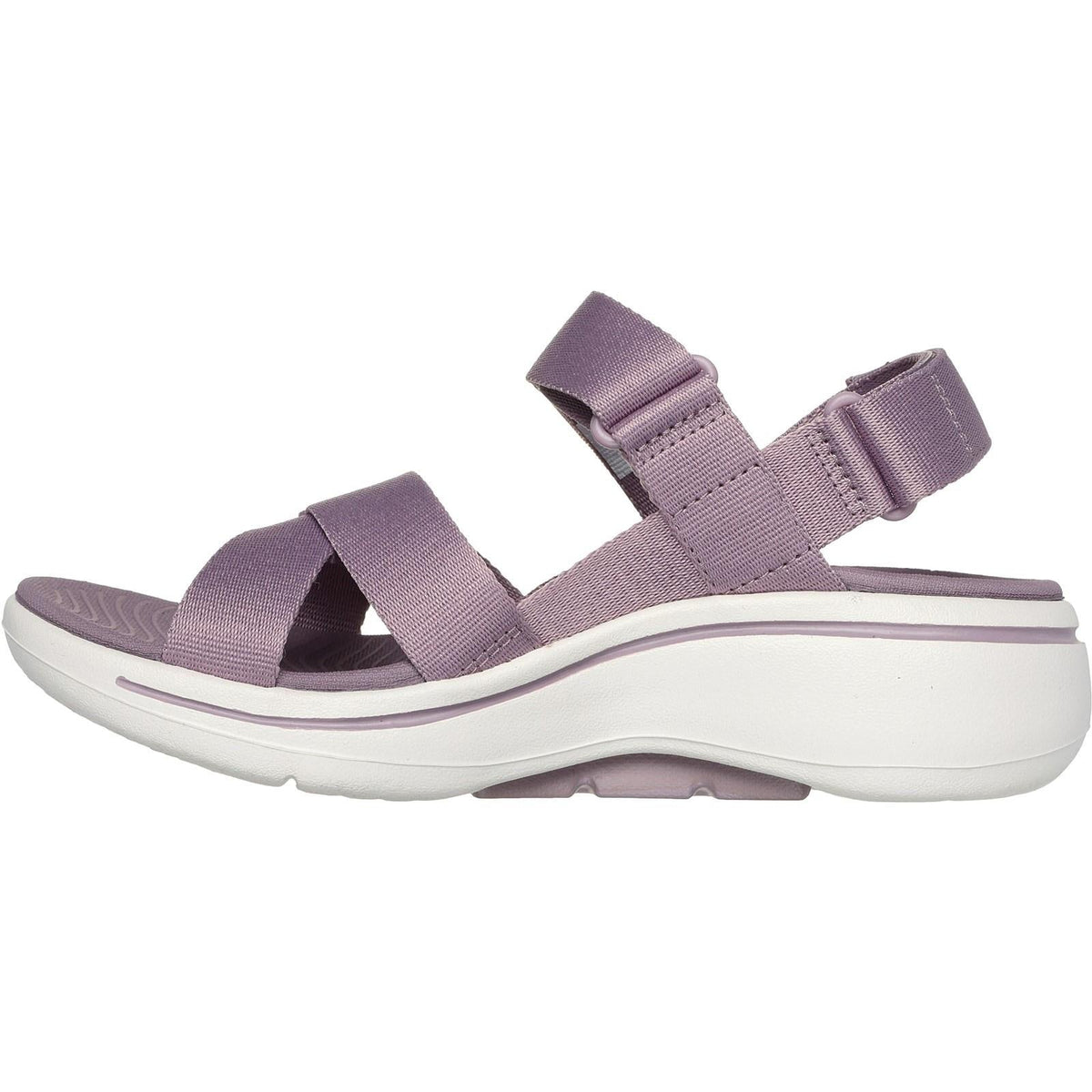 Women's Wide Fit Skechers 141451 Go Walk Flex Sublime Sandals
