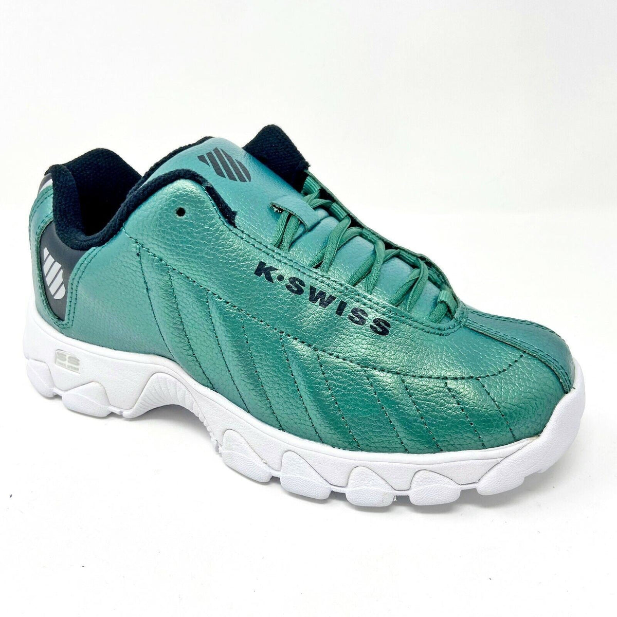 K-Swiss ST429 Metallic Teal Kids Casual Sneakers 86408 467