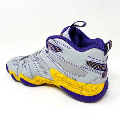Adidas Crazy 8 Jeremy Lin PE Lakers Grey Purple Mens Rare Kobe Sneakers C77701