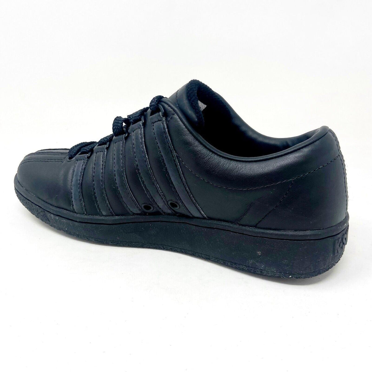K-Swiss Classic Luxury Edition Triple Black Mens Casual Sneakers 0001002