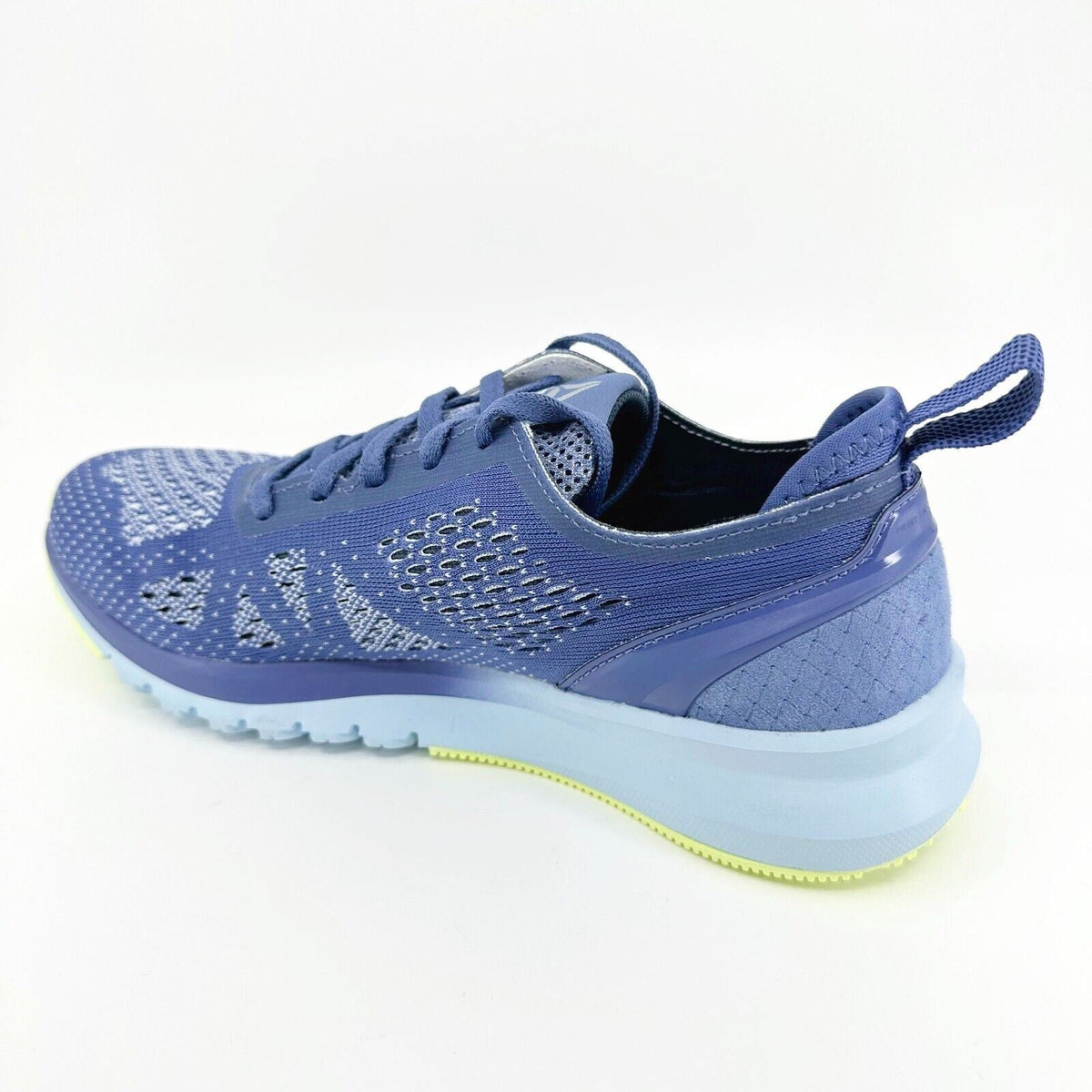 Reebok Print Smooth Clip Ultraknit Shadow Blue Womens Running Shoes BS5135