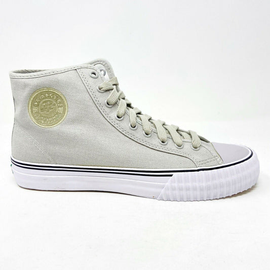 PF Flyer Center Hi Reis Mirage Grey White Mens Size 5 Retro Sneakers PM12OH1R