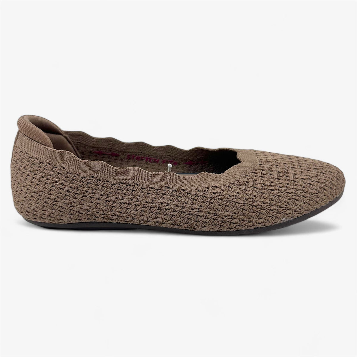 Skechers Cleo 2.0 The Get Mocha Womens Casual Stretch Fit Flat