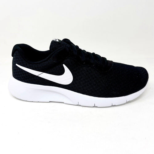 Nike Tanjun Black White GS Grade School Kids Running Shoes 818381 011