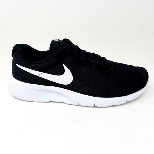 Nike Tanjun Black White GS Grade School Kids Running Shoes 818381 011