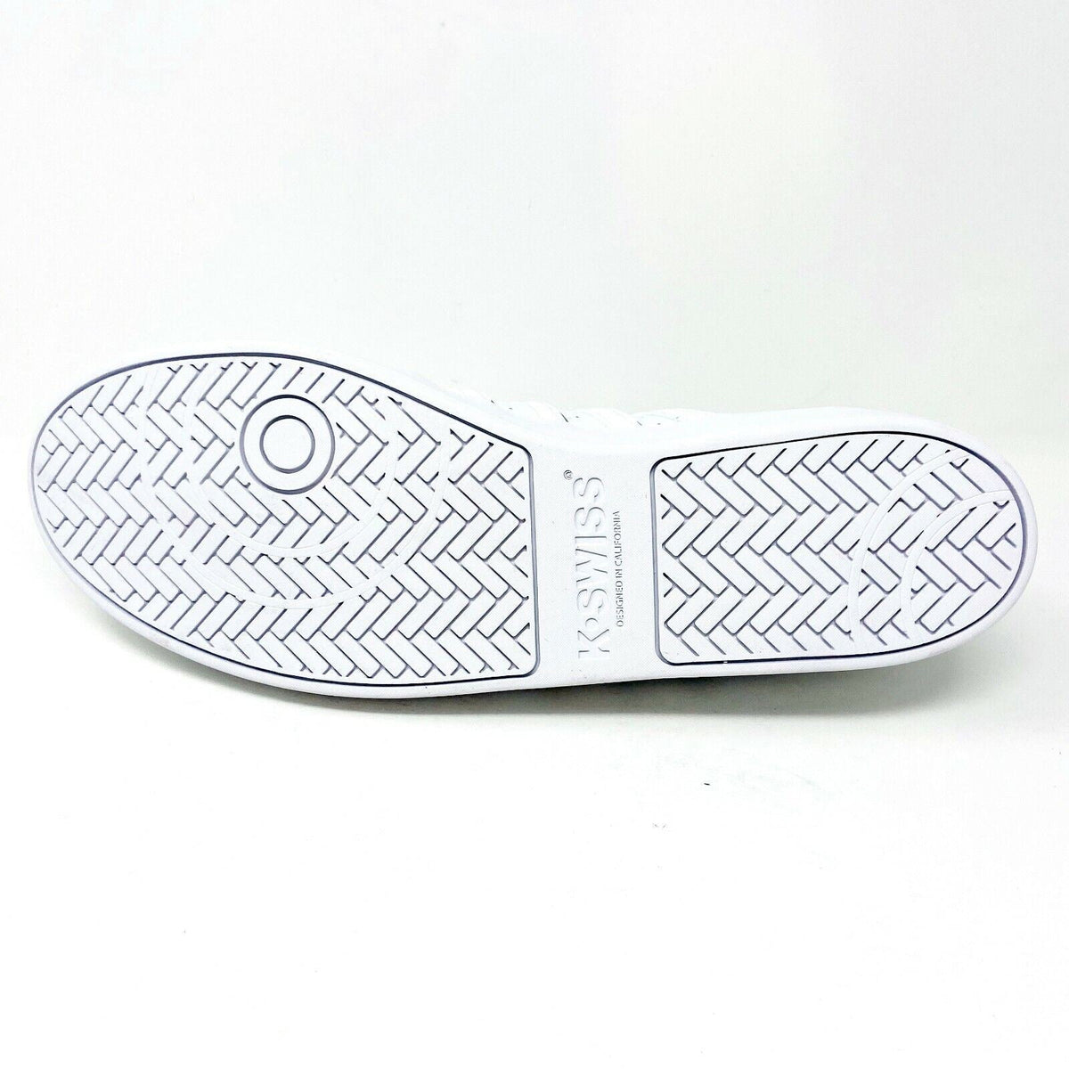 K Swiss Gallen III  Triple White Silver Mens Size 14 Casual Sneakers 01977133