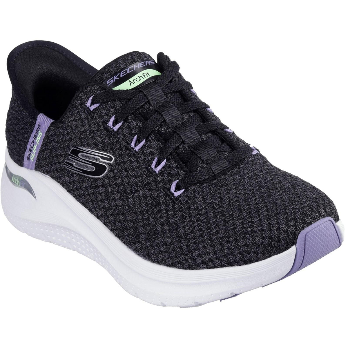 Women's Wide Fit Skechers 150322 Slip-ins Arch Fit 2.0 Trainers