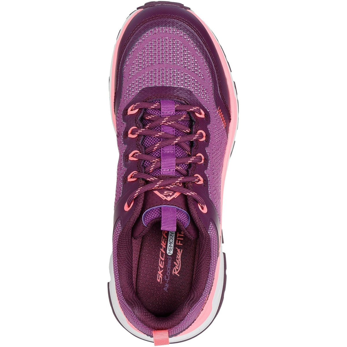 Women's Relaxed Fit Skechers 180167 D'lux Journey Marigold Trainers
